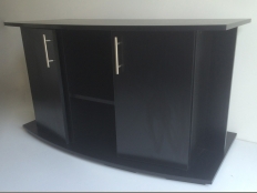 Galerie 151 - Aquarium-Unterschrank, Gewölbt, Schwarz, U190 SE