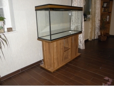 Galerie 2 - standard+r Aquariumkombination, 288l, 120x40x60, Eiche Antik, T8 2x38W, Boden- und Auflageplatte 28mm, exclusiv-black (geändert zu premium-black)