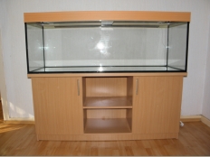 Galerie 22 - classic-r Aquariumkombination, 150x50x50, Buche, (Abdeckung überholt), T5 2x54W