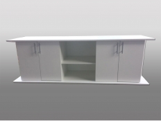 Galerie 40 - Aquarium-Unterschrank standard2+r 200x60 Weiß Alaska
