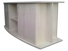 Galerie 42 - Aquarium-Unterschrank standard+r 150g Ahorn, Gewölbt, Schräge TÜren angepasst zur Wölbung