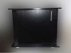 Galerie 51 - Aquarium-Unterschrank standard 80x40 Esche Schwarz, Sonderanfertigung
