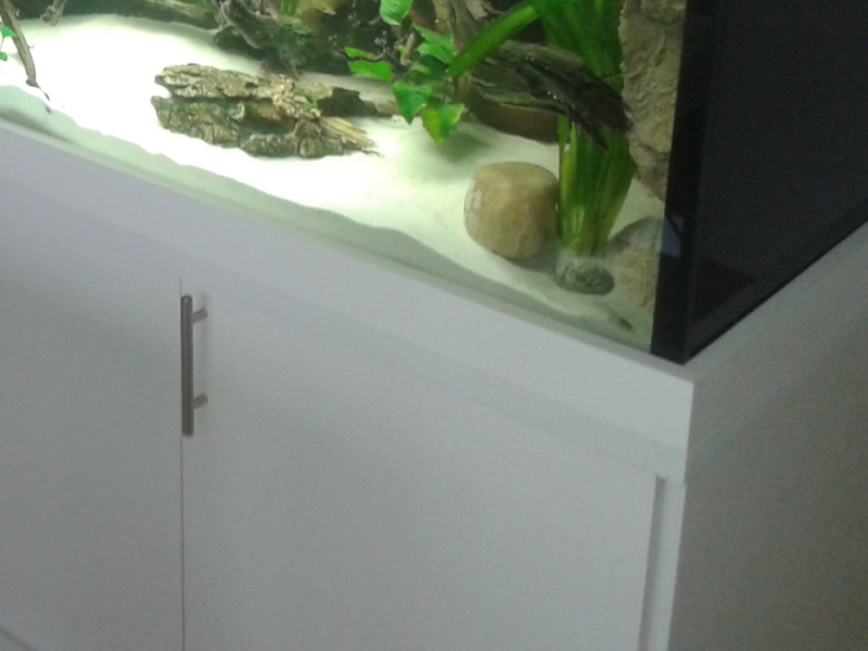 Aquariumkombination modern 200x50x60 - Rechteck, 600l, 12mm bei